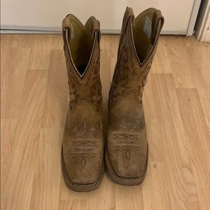 Double H cowboy boots size 9 men’s